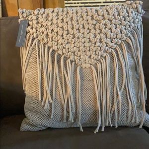 Final Price!! Boho Macrame Fringe Pillow
